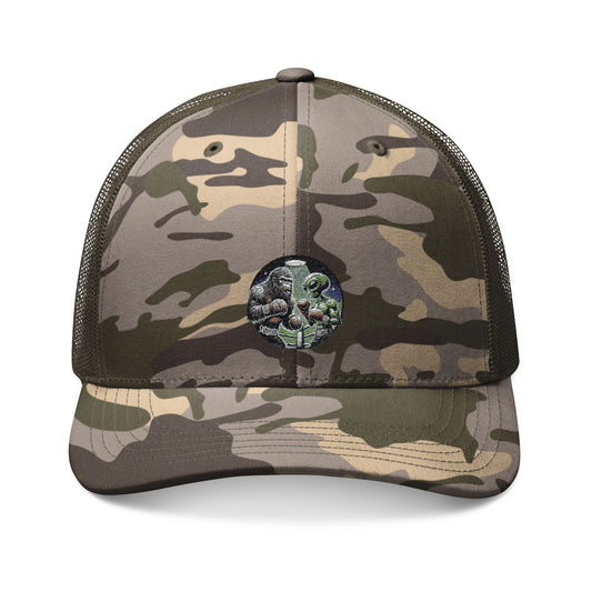 Camouflage Trucker Hat (Embroidery)