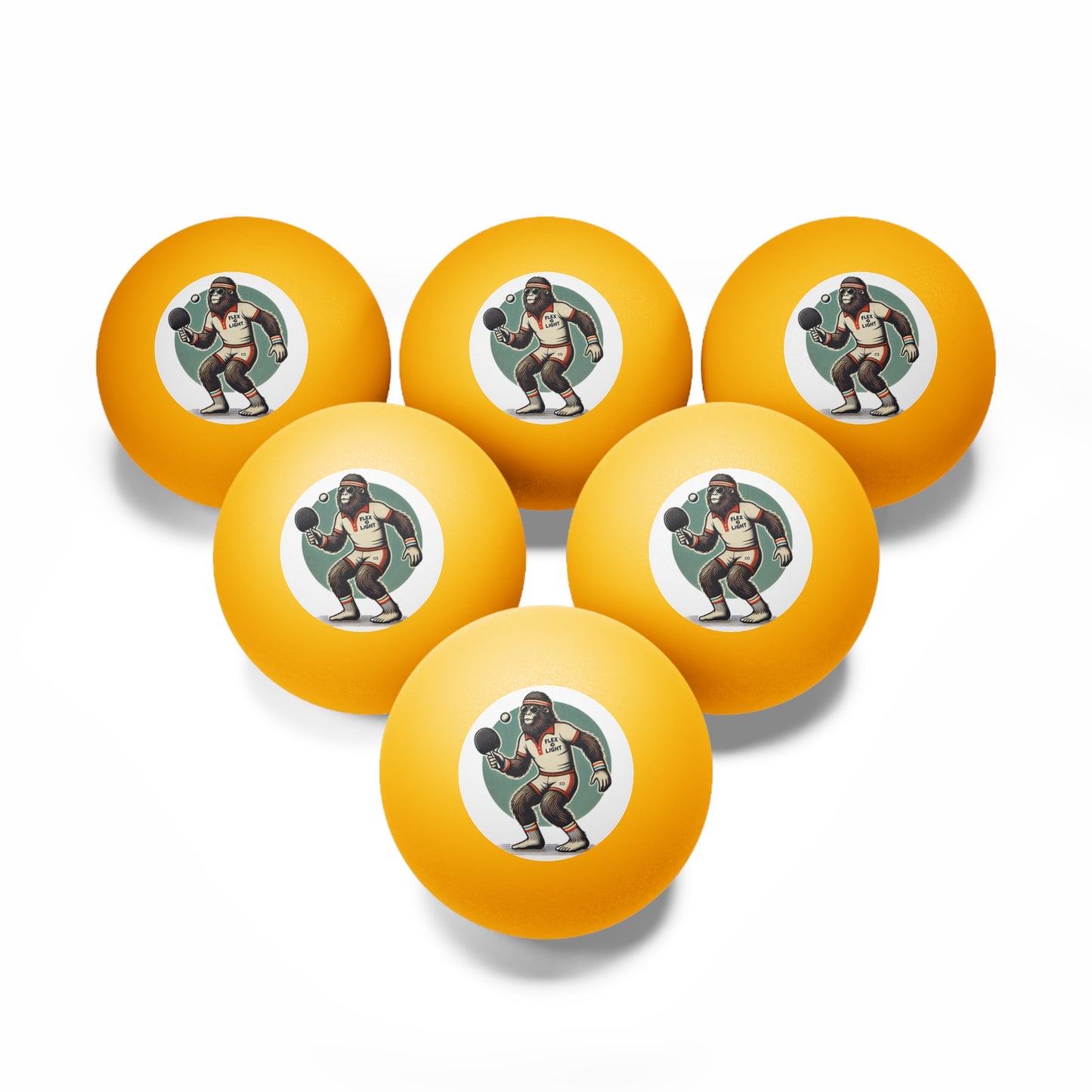 Ping Pong Balls, 6 pcs