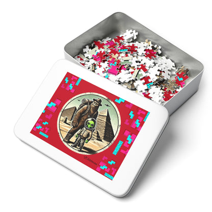 Jigsaw Puzzle with Tin