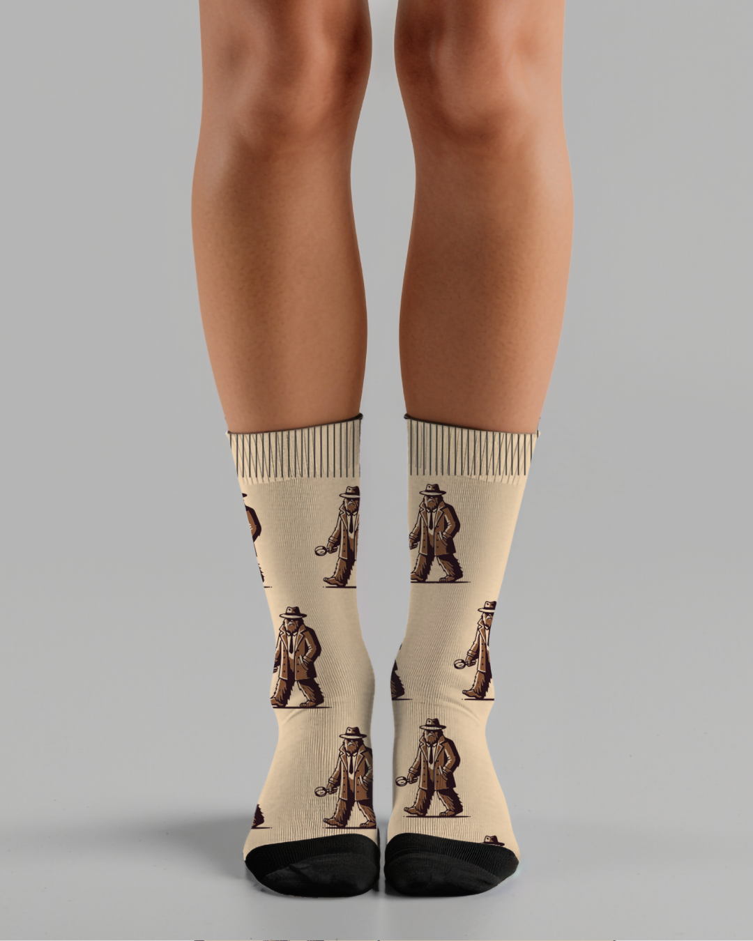 Sasquatch Detective Socks